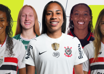 Cinco zagueiras do futebol feminino brasileiro são finalistas do Prêmio TV Brasil Petrobras Para Elas 2026. Confira os nomes e os destaques da temporada.