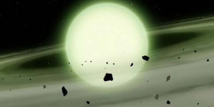 Descoberta de uma anã branca com brilho verde-amarelado surpreende cientistas e revela como elementos químicos podem alterar a luz emitida por estrelas.