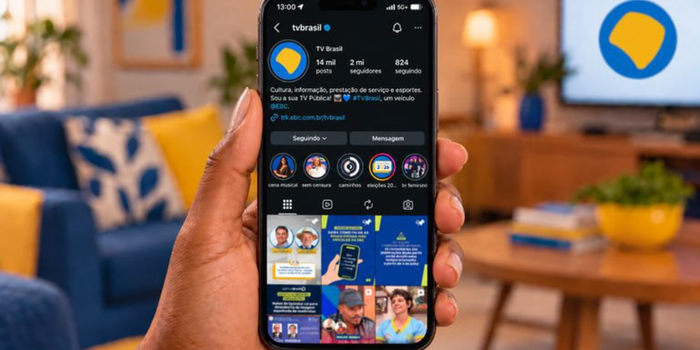 TV Brasil lidera interações e visualizações entre instituições federais no Instagram durante o defeso eleitoral e se destaca no YouTube, aponta estudo da FGV.