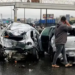 Acidente envolvendo 20 veículos na Rodovia Presidente Dutra, em São João de Meriti, deixou pelo menos 11 feridos e provocou a morte do motorista de um ônibus.